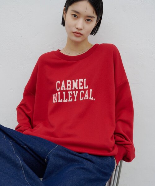 CIAOPANIC TYPY(チャオパニックティピー)の「ZOZO限定カレッジロゴプリントロングスウェット(Tシャツ/カットソー・レディース・レッド/オフホワイト/グリーン/グレー・ONE SIZE)」の4枚目の写真