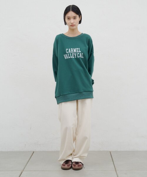 CIAOPANIC TYPY(チャオパニックティピー)の「ZOZO限定カレッジロゴプリントロングスウェット(Tシャツ/カットソー・レディース・レッド/オフホワイト/グリーン/グレー・ONE SIZE)」の22枚目の写真