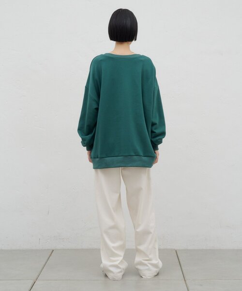 CIAOPANIC TYPY(チャオパニックティピー)の「ZOZO限定カレッジロゴプリントロングスウェット(Tシャツ/カットソー・レディース・レッド/オフホワイト/グリーン/グレー・ONE SIZE)」の20枚目の写真