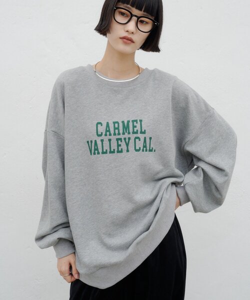 CIAOPANIC TYPY(チャオパニックティピー)の「ZOZO限定カレッジロゴプリントロングスウェット(Tシャツ/カットソー・レディース・レッド/オフホワイト/グリーン/グレー・ONE SIZE)」の10枚目の写真