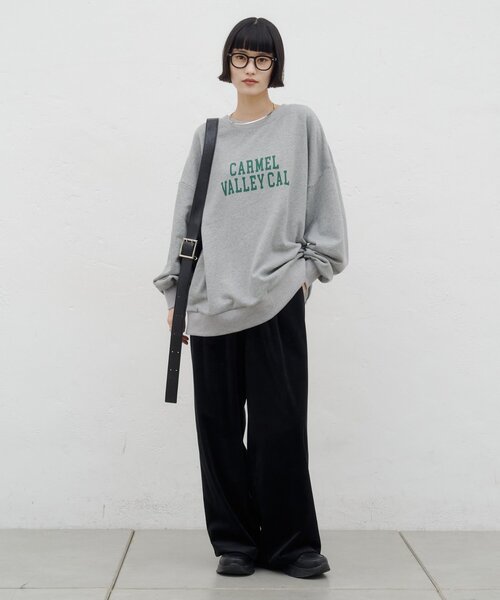 CIAOPANIC TYPY(チャオパニックティピー)の「ZOZO限定カレッジロゴプリントロングスウェット(Tシャツ/カットソー・レディース・レッド/オフホワイト/グリーン/グレー・ONE SIZE)」の7枚目の写真