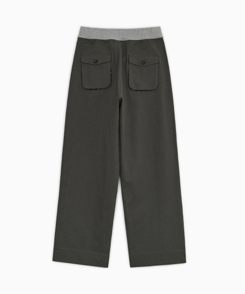 OHESHIO（オヘシオ）の「FLORAL BINDING BANDING PANTS, KHAKI（その他パンツ・レディース・その他・FREE）」の9枚目の写真