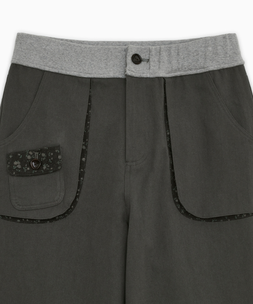 OHESHIO（オヘシオ）の「FLORAL BINDING BANDING PANTS, KHAKI（その他パンツ・レディース・その他・FREE）」の10枚目の写真