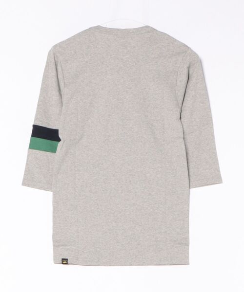 KRIFF MAYER（クリフメイヤー）の「タイトフィット袖切替7分袖Ｔシャツ（Tシャツ/カットソー・メンズ・ネイビー/チャコール/グレー/ピンク/ホワイト/ブラウン・MEDIUM/LARGE/SMALL）」の18枚目の写真