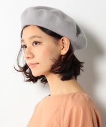 coen | カラーベレー(ネイビー　ダークグレー ⇒ WEB限定カラー）(ハンチング/ベレー帽)