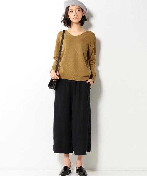 coen（コーエン）の「カラーベレー(ネイビー　ダークグレー ⇒ WEB限定カラー）（ハンチング/ベレー帽・レディース・ブラック/グレー/ダークグレー/ベージュ/ネイビー・FREE）」の16枚目の写真