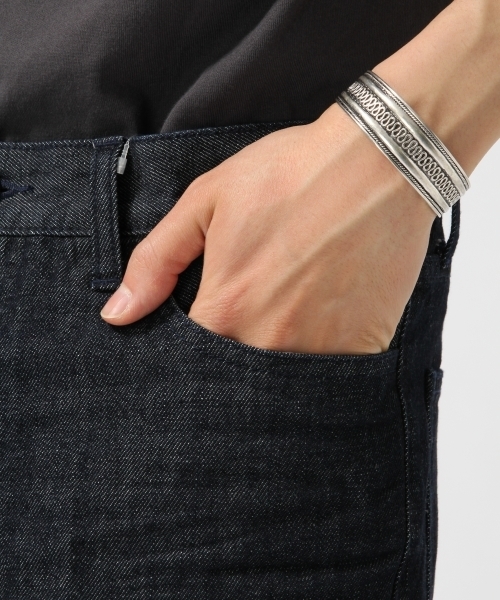 RAGEBLUE(レイジブルー)の「<コーンミルズ社製デニム使用>ワイドアンクル5ポケ/727799(デニムパンツ・メンズ・ブルー/ネイビー・LARGE/MEDIUM)」の8枚目の写真