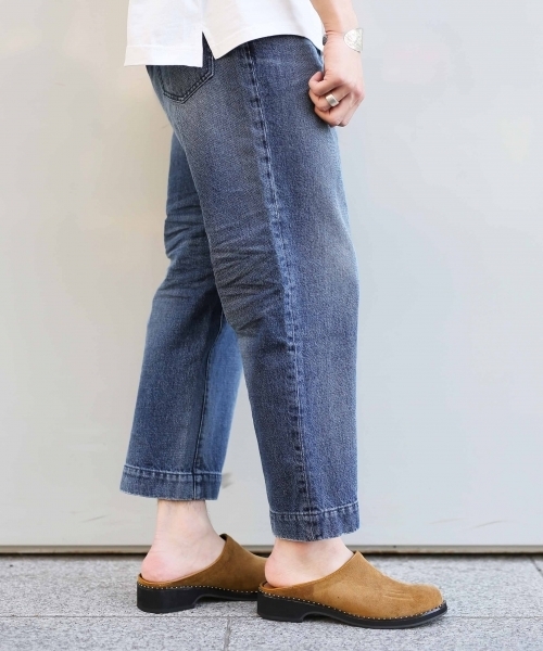 RAGEBLUE(レイジブルー)の「<コーンミルズ社製デニム使用>ワイドアンクル5ポケ/727799(デニムパンツ・メンズ・ブルー/ネイビー・LARGE/MEDIUM)」の3枚目の写真