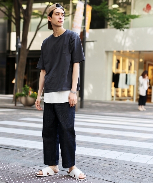 RAGEBLUE(レイジブルー)の「<コーンミルズ社製デニム使用>ワイドアンクル5ポケ/727799(デニムパンツ・メンズ・ブルー/ネイビー・LARGE/MEDIUM)」の6枚目の写真