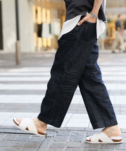 RAGEBLUE(レイジブルー)の「<コーンミルズ社製デニム使用>ワイドアンクル5ポケ/727799(デニムパンツ・メンズ・ブルー/ネイビー・LARGE/MEDIUM)」の18枚目の写真