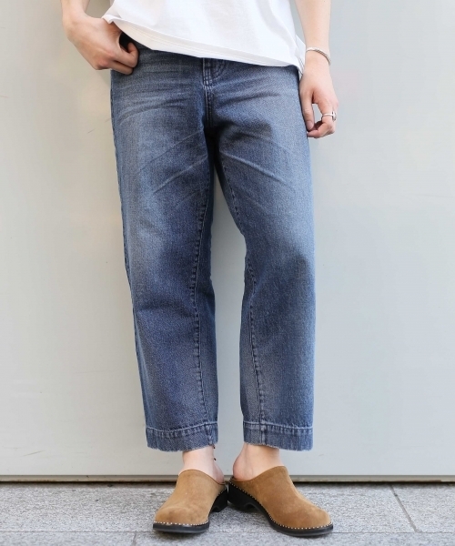 RAGEBLUE(レイジブルー)の「<コーンミルズ社製デニム使用>ワイドアンクル5ポケ/727799(デニムパンツ・メンズ・ブルー/ネイビー・LARGE/MEDIUM)」の17枚目の写真