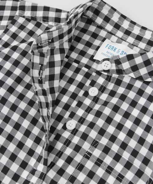 URBAN RESEARCH DOORS（アーバンリサーチドアーズ）の「FORK＆SPOON Gingham Pullover OP（ワンピース・キッズ・ブラック/グレー・135/120/90/105）」の7枚目の写真