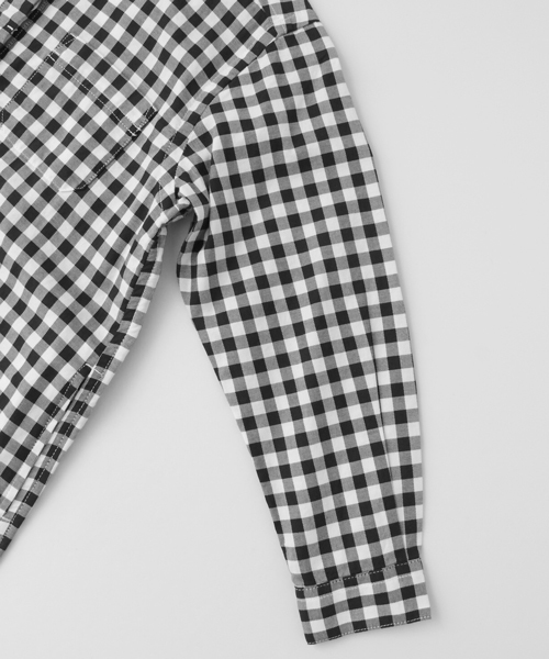 URBAN RESEARCH DOORS（アーバンリサーチドアーズ）の「FORK＆SPOON Gingham Pullover OP（ワンピース・キッズ・ブラック/グレー・135/120/90/105）」の11枚目の写真