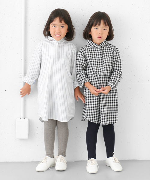 URBAN RESEARCH DOORS（アーバンリサーチドアーズ）の「FORK＆SPOON Gingham Pullover OP（ワンピース・キッズ・ブラック/グレー・135/120/90/105）」の17枚目の写真