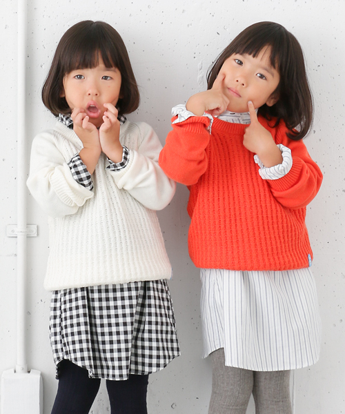 URBAN RESEARCH DOORS（アーバンリサーチドアーズ）の「FORK＆SPOON Gingham Pullover OP（ワンピース・キッズ・ブラック/グレー・135/120/90/105）」の18枚目の写真
