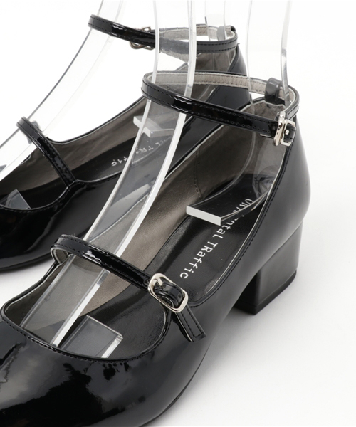 ORiental TRaffic（オリエンタルトラフィック）の「秋冬★ダブルストラップパンプス★6317（パンプス・レディース・ブラック/レッド/ベージュ・S/L/LL/M）」の11枚目の写真