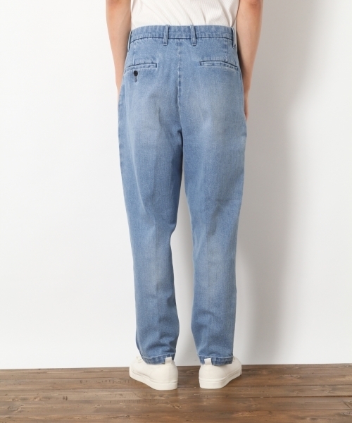 RAGEBLUE（レイジブルー）の「【コーンミルズ社製デニム使用】サイドラインワイドデニムパンツ/743427（デニムパンツ・メンズ・ブルー/グレー系その他・LARGE/MEDIUM）」の4枚目の写真