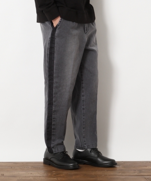 RAGEBLUE（レイジブルー）の「【コーンミルズ社製デニム使用】サイドラインワイドデニムパンツ/743427（デニムパンツ・メンズ・ブルー/グレー系その他・LARGE/MEDIUM）」の19枚目の写真