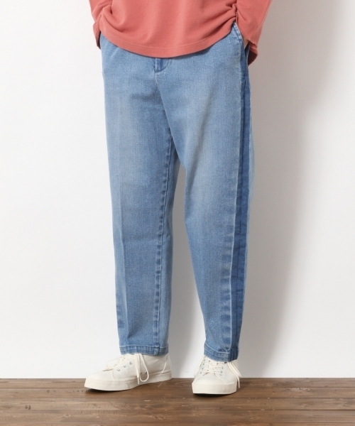 RAGEBLUE（レイジブルー）の「【コーンミルズ社製デニム使用】サイドラインワイドデニムパンツ/743427（デニムパンツ・メンズ・ブルー/グレー系その他・LARGE/MEDIUM）」の20枚目の写真