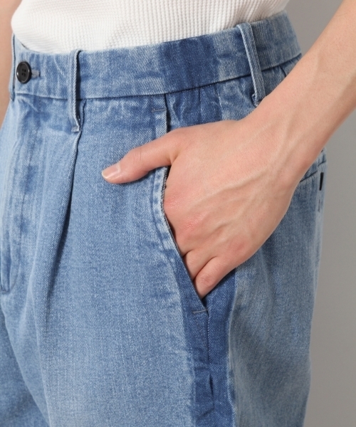 RAGEBLUE（レイジブルー）の「【コーンミルズ社製デニム使用】サイドラインワイドデニムパンツ/743427（デニムパンツ・メンズ・ブルー/グレー系その他・LARGE/MEDIUM）」の14枚目の写真