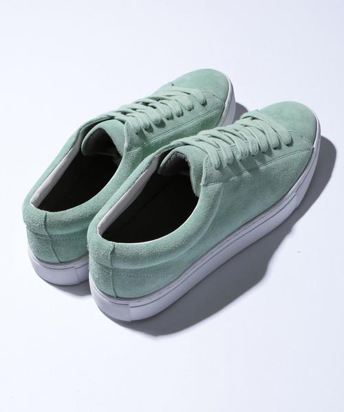 BEAUTY&YOUTH UNITED ARROWS(ビューティーアンドユースユナイテッドアローズ)の「BY レザー 7アイレット スニーカー ◆(スニーカー・メンズ・ホワイト/ブラック/ライム・10/7/8/9)」の14枚目の写真