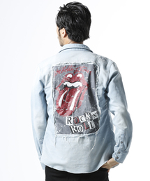 JACKROSE | The Rolling Stones　リメイクデニムウエスタンシャツ(シャツ/ブラウス)