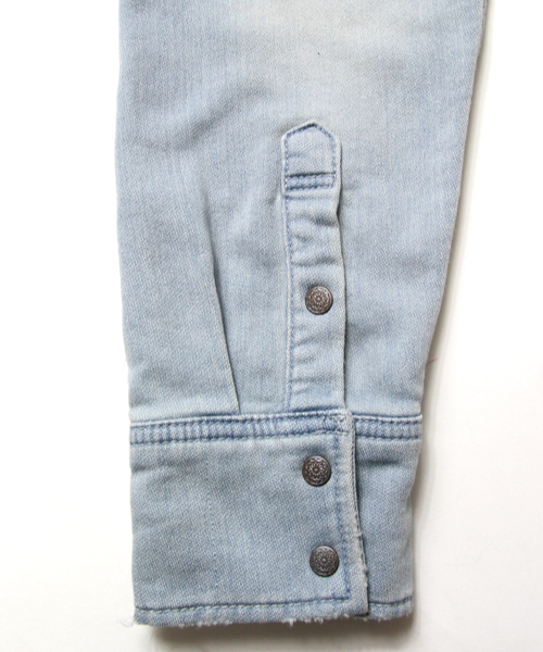 JACKROSE（ジャックローズ）の「The Rolling Stones　リメイクデニムウエスタンシャツ（シャツ/ブラウス・メンズ・サックスブルー・L/M/XL）」の11枚目の写真