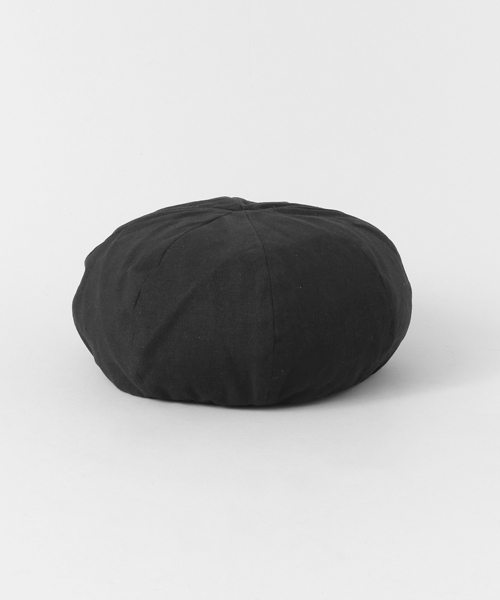 URBAN RESEARCH DOORS(アーバンリサーチドアーズ)の「リネンコットンベレー帽(ハンチング/ベレー帽・レディース・ライトベージュ/ブラック/ネイビー・ONE)」の2枚目の写真