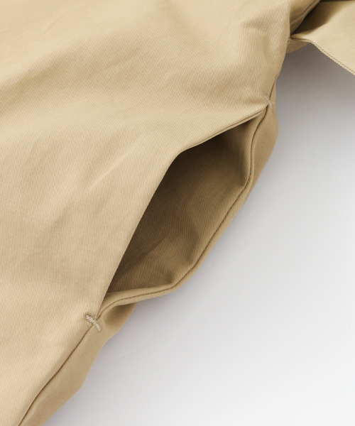 KBF+（ケービーエフプラス）の「KBF+ ノーカラーワイドカフスジャケット（その他アウター・レディース・グリーン/ベージュ/ライトベージュ・ONE）」の5枚目の写真