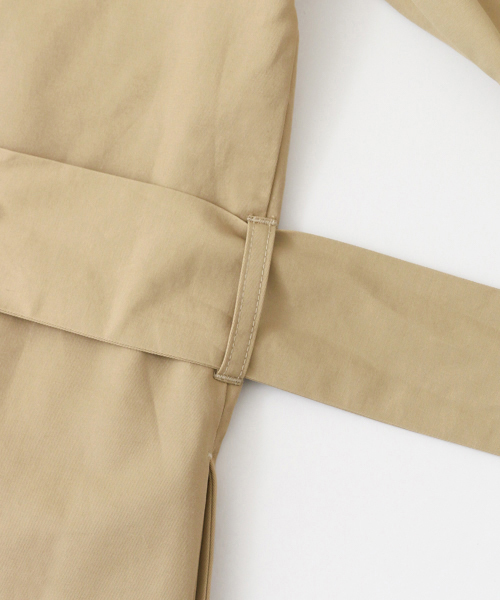 KBF+（ケービーエフプラス）の「KBF+ ノーカラーワイドカフスジャケット（その他アウター・レディース・グリーン/ベージュ/ライトベージュ・ONE）」の20枚目の写真