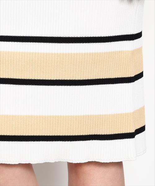 ADAM ET ROPE'(アダムエロペ)の「リブフリルスリーブドレス(ワンピース・レディース・キナリ/ダークオリーブ/イエロー系その他・FREE)」の13枚目の写真