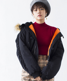 WEGO | WEGO/ボリュームギャザーN2-B(ミリタリージャケット)