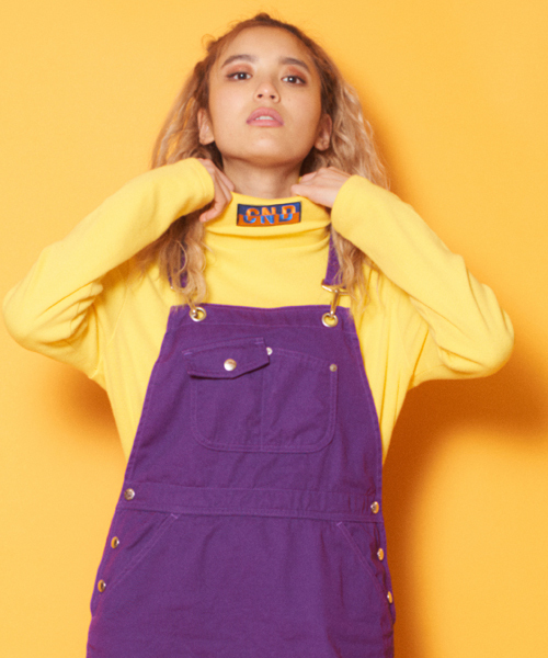 Candy Stripper(キャンディストリッパー)の「CND TURTLE トップス(Tシャツ/カットソー・レディース・ブラック/ピンク/イエロー/オレンジ/ストライプ・2)」の3枚目の写真