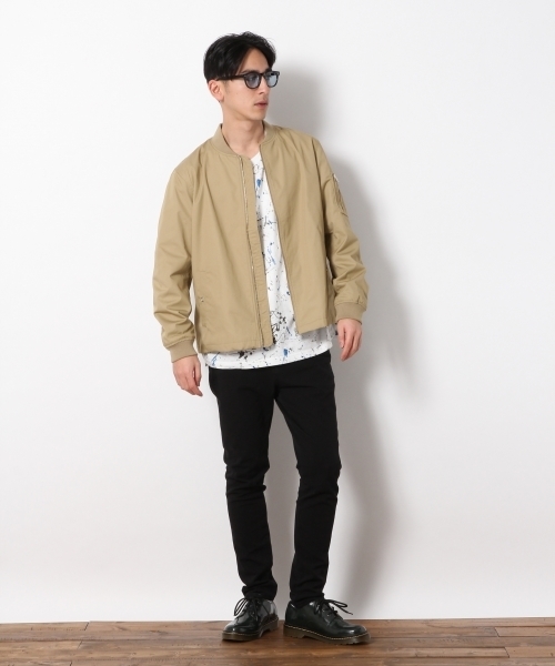 RAGEBLUE(レイジブルー)の「MA-1/783966(MA-1・メンズ・ブラック/ベージュ/オリーブ・LARGE/MEDIUM/SMALL)」の4枚目の写真