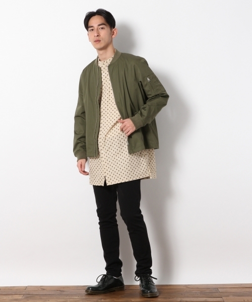 RAGEBLUE(レイジブルー)の「MA-1/783966(MA-1・メンズ・ブラック/ベージュ/オリーブ・LARGE/MEDIUM/SMALL)」の5枚目の写真