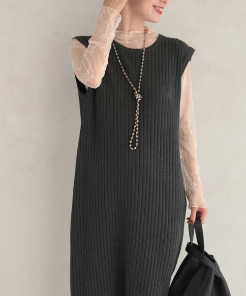 cawaii(カワイイ)の「ハイネック シアーレース刺繍トップス(シャツ/ブラウス・レディース・ベージュ/ブラック・M/XL/L)」の12枚目の写真