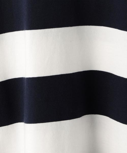 coen（コーエン）の「USAコットンフレンチスリーブボーダーカットソー（Tシャツ/カットソー・レディース・グリーン/ネイビー・FREE）」の15枚目の写真