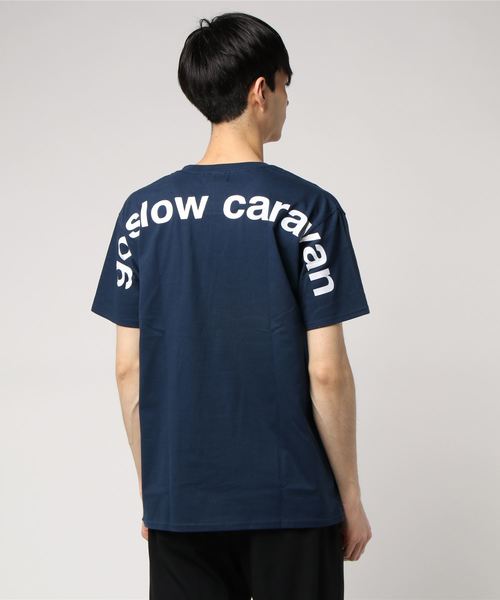 go slow caravan(ゴースローキャラバン)の「PALDIES/パルディーズ プリントTEE(Tシャツ/カットソー・メンズ・ホワイト/ブラック/ネイビー/オレンジ・MEDIUM/LARGE/X-LARGE)」の7枚目の写真