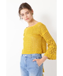 JILL STUART | ◆カーラクローシェかぎ針ニット(ニット/セーター)