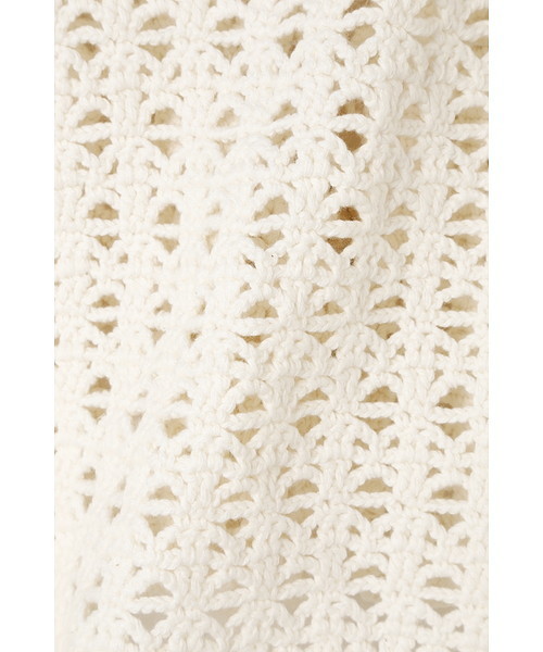 JILL STUART（ジルスチュアート）の「◆カーラクローシェかぎ針ニット（ニット/セーター・レディース・ホワイト/イエロー/ネイビー・MEDIUM）」の11枚目の写真