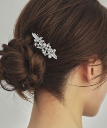 girl（ガール）の「パール&クリアビジューバレッタ 結婚式 パーティー お呼ばれ オケージョン（バレッタ/ヘアクリップ・レディース）」