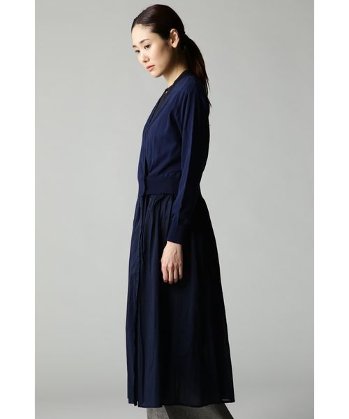 エルマフロディット ロング カーディガン Hermaphrodite（エルマフロディット）の「Hermaphrodite 異素材ロング