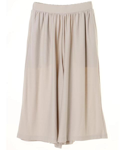 AMERICAN HOLIC（アメリカンホリック）の「・ツイルカットギャザーガウチョパンツ（その他パンツ・レディース・ブラック/ベージュ/ネイビー/カーキ/モカ/キャメル・FREE）」の8枚目の写真