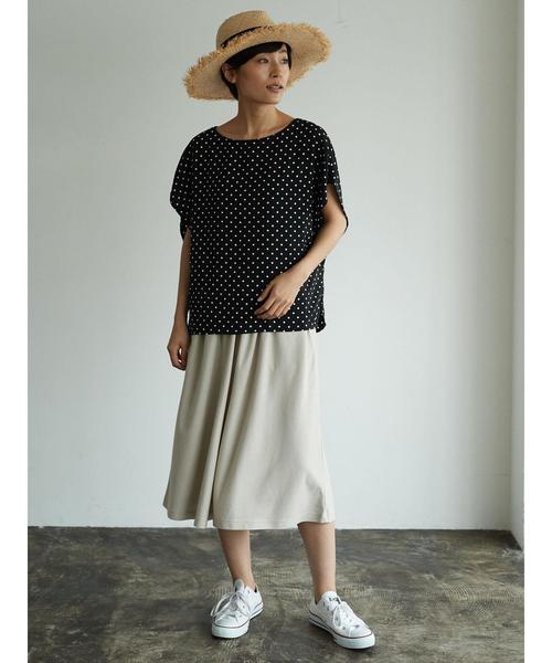 AMERICAN HOLIC（アメリカンホリック）の「・ツイルカットギャザーガウチョパンツ（その他パンツ・レディース・ブラック/ベージュ/ネイビー/カーキ/モカ/キャメル・FREE）」の16枚目の写真