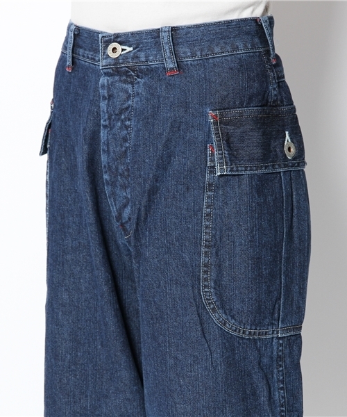 BEAMS BOY(ビームスボーイ)の「MODERN WORK / ワークカーゴパンツ(カーゴパンツ・レディース・インディゴブルー・ONE SIZE)」の4枚目の写真