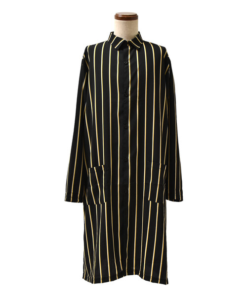 MinoriTY（マイノリティ）の「スーパーロング長袖シャツ/ストライプ（シャツ/ブラウス・メンズ・ネイビー/ブラック/ワイン/ホワイト/ピンク・M/L）」の13枚目の写真