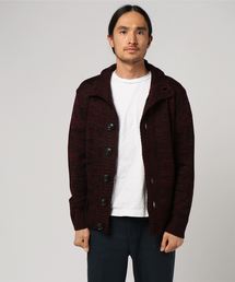 【b】【WEB店限定】ケーブルハイネックカーディガン