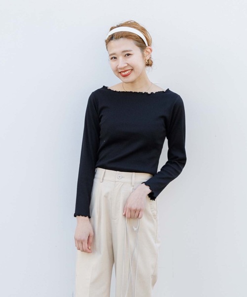 flower - 8/1限定価格 大人気 フリルTシャツ フリルスリーブフラワープリントTシャツ（Tシャツ/カットソー