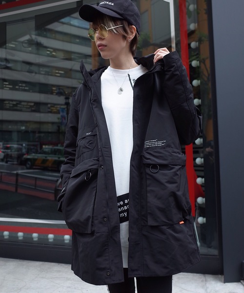 rovtski（ロフトスキー）の「【ビッグシルエット】LEESMA　WORKMAN JKT（マウンテンパーカー・レディース・ブラック/ベージュ・FREE）」の14枚目の写真