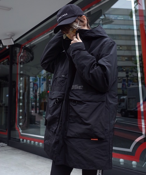 rovtski（ロフトスキー）の「【ビッグシルエット】LEESMA　WORKMAN JKT（マウンテンパーカー・レディース・ブラック/ベージュ・FREE）」の17枚目の写真